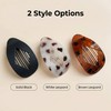 6 PCS Flat Hair Clips for Women, Large Strong Hold