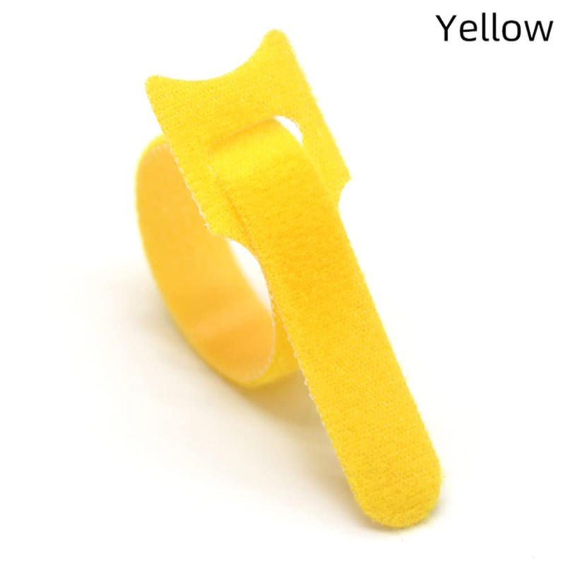 30PCS Adjustable Reusable Cable Ties Straps 12mmx150mm Hook and Loop