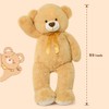 Tezituor Tezituor Big Teddy Bear,52' Giant Stuffed Animal Plush,Light Brown