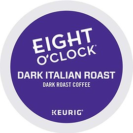 Eight O Clock, Dark Italian Roast, Single-Serve Keurig K-Cup Pods, Dark Roast Coffee, 120 Count (5 Boxes of 24 Pods)