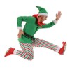 ReneeCho Men Santa Candy Elf Christmas Costume, Medium Green