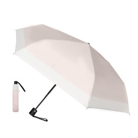soribia Sun Umbrella, UV Protection, 100% Light Blocking, Folding, JIS Certified, Heat Shielding Folding Umbrella, One-Touch Automatic Opening/Closing, Compact, Lightweight, Folding Parasol, UV