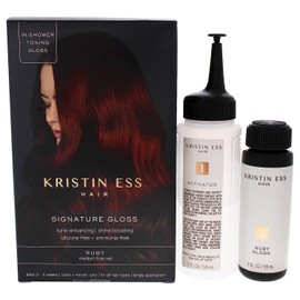 Kristin Ess The One Signature Hair Gloss - Ruby: Medium True Red (Pack of 2)