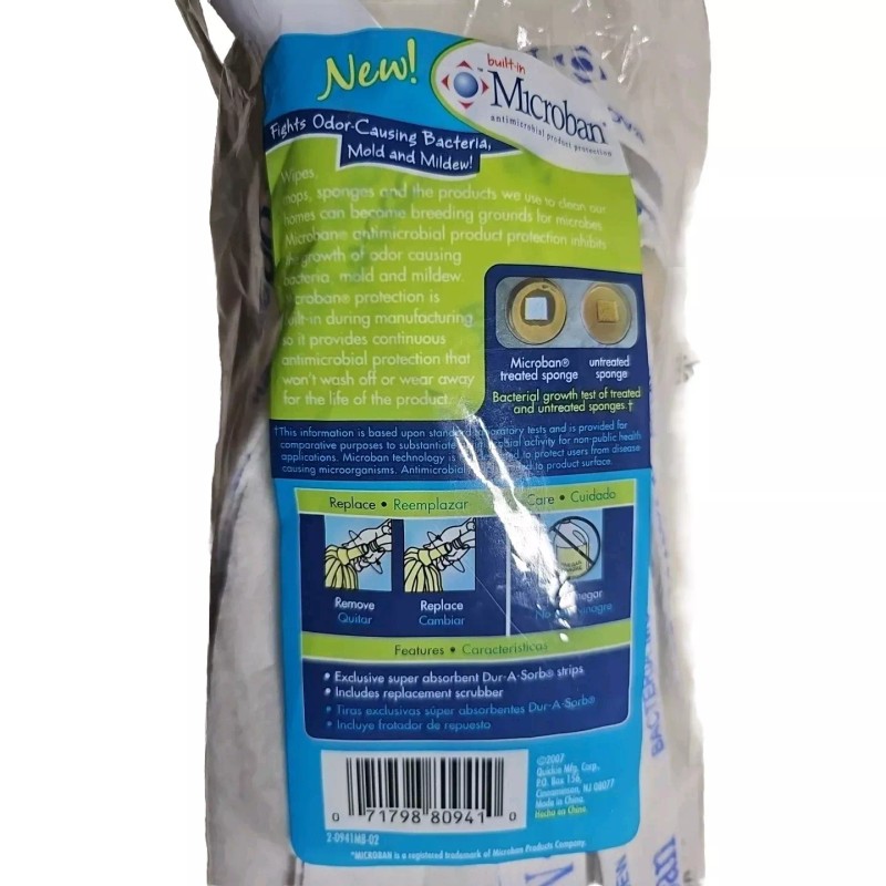 Quickie Home Pro Ring a Mop Refill 0941MB Microban Fights