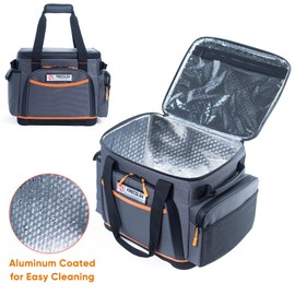 FRECOLSH Travel Carrying Case Compatible with Jackery 500, Portable Power Station Storage Case with Water- proof Bottom and Pocket for Jackery Accessories, Storage Bag Only