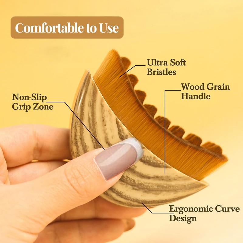2 Pack Upgrade Lymphatic Contour Face Brush,Massager for Face &