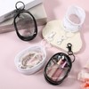 4 PCS Clear Keychain Pouch Mini Clear Makeup Bag Keychain