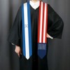 72 Inch Honduras Flag and USA Flag Graduation Sash Unisex