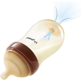 PPSU Natural Anti-Colic Baby Bottles That Mimic Breastfeeding Newborn Breast Like Nursing Bottle for Breastfed Babies Who Refuses Bottle Boy Girl Infant Formula Feeding Anti Gas 8oz/240mL 3m+