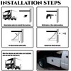 Underbody Truck Tool Box Mounting Brackets Kit, Welded Formed Steel