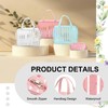 PATIKIL 3 Pcs Clear Makeup Cosmetic Bag, Transparent PVC Travel