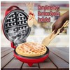 Burgess Brothers Mini Churwaffle Maker - Makes 4-Inch Waffles, Chaffles,