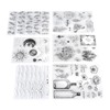 6pcs Silicone Embossing Folders Multipurpose DIY Craft Template Molds for
