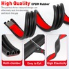 CHUANJI Tonneau Cover Seal, Truck Topper Seal Rubber Weather Stripping