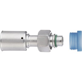 Dicsa FOR 0606 Straight swivel female with green joint for Air Conditioning Hose