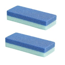 2Pcs Foot Scrubber, Care Pumice Stone for Feet, Professional Pedicure Tools, Callus Remover, Foot File, Foot Exfoliator Exfoliating Tool for Feet with More Dead Skin and Callus (Blue)