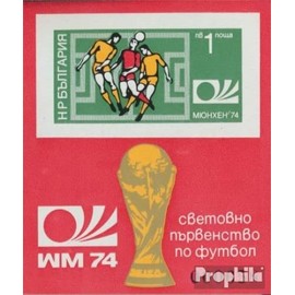 Bulgaria Block47B (complete.issue.) ungezähnt unmounted mint/never hinged ** MNH 1974 Football WM 74 (Stamps for collectors) Soccer