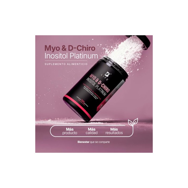 Myo Chiro Inositol 120 Días Consumo Mezcla Platinum 492 Gramos
