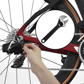 LLFYXM Mini Adjustable Spanner 4 Inch Compact Hand Wrench Portable Adjustable Spanner Lightweight for Auto Mechanical Repair Rust-Resistant Steel Tool for Bicycle, Plumbing, DIY