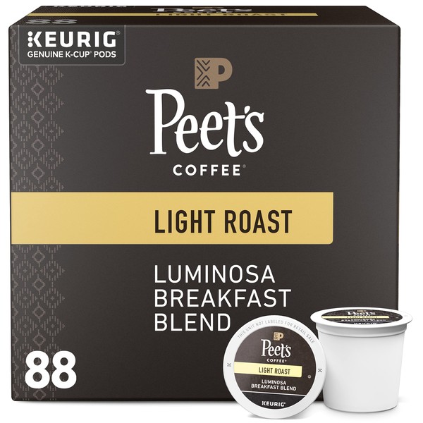 Peet's Coffee, Light Roast K-Cup Pods for Keurig Brewers -