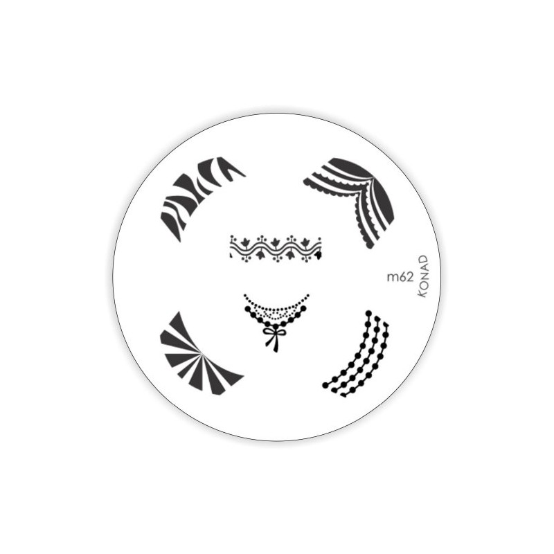 Konad Stamping Image Plate M62