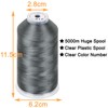 New brothread - 2 Huge Spools 5000M Each Polyester Embroidery