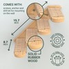 Skywin Cat Steps - Wooden Solid Rubber Stairs for Climbing