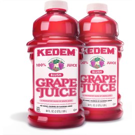 Kedem Blush Grape Juice, Passover, 64-ounces (Pack of2)