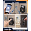 SEPOX® Keyless Smart Lock for Front Door 2 PCS, Fingerprint