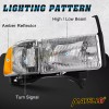 mayello 4PCS Fit 1994-2001 Dodge RAM 1500 2500 3500 Pickup