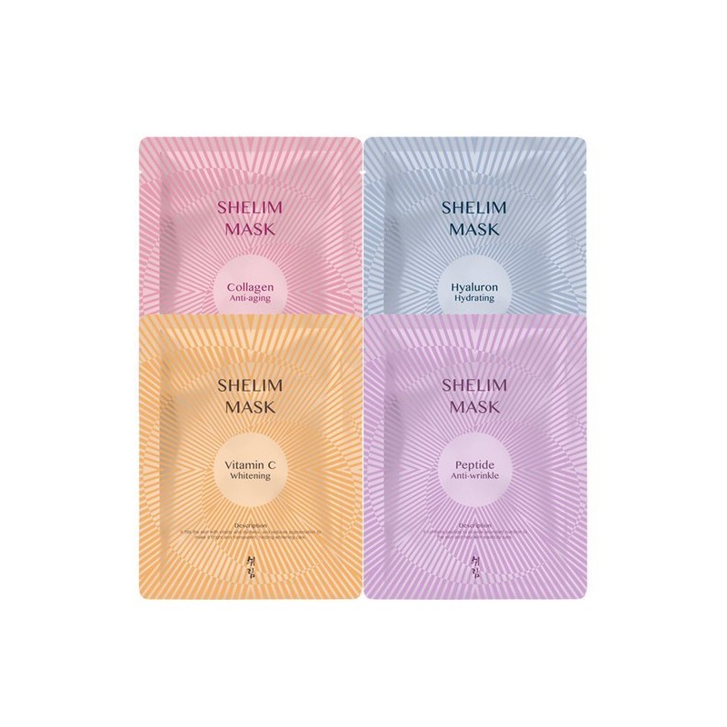 Shrimp 쉬림 마스크팩 10매 택1/비타민.콜라겐.펩타이드.히알루론 Shrimp Mask Pack 10 Sheets