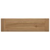 YLIEHS Enhances Entryway with Solid Wood Teak Bench, Rustic Finish,
