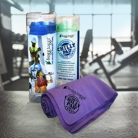 FROGG TOGGS Chilly Pad, Instant Cooling Towel, Long Lasting, Reusable, Sports and Outdoors Neck Towel 33x13