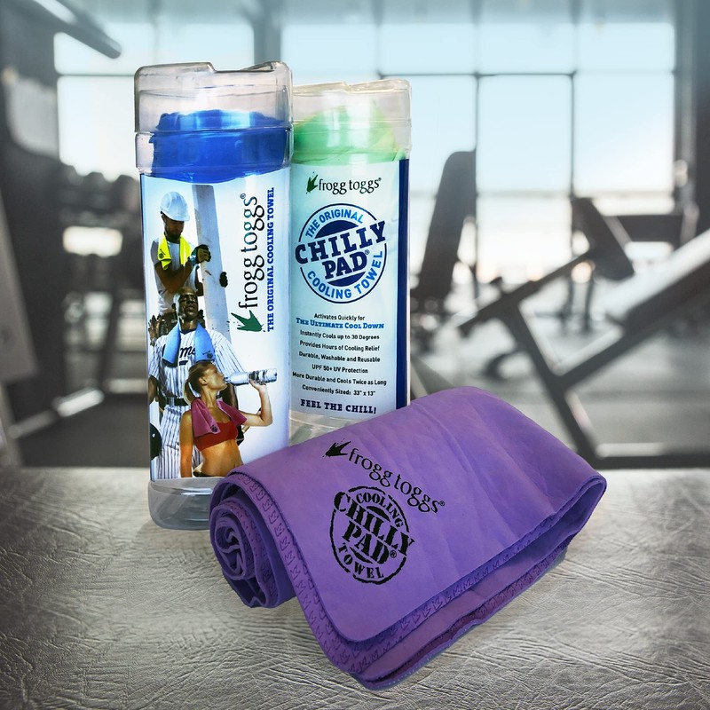 FROGG TOGGS Chilly Pad, Instant Cooling Towel, Long Lasting, Reusable,