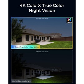 Reolink 4K UHD ColorX PoE Security Camera, True Color Night Vision, F1.0 Super Aperture, 1/1.8'' Image Sensor, HDR Technology, Person/Animal Detection, Spotlight & Siren Alarm, 2-Way Audio, CX810