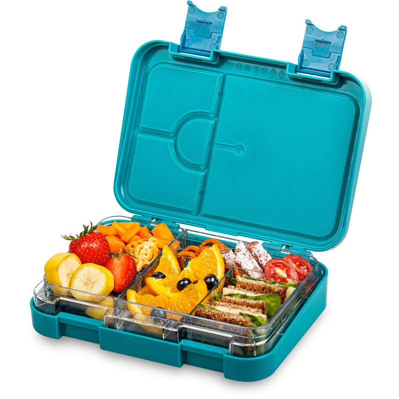 schmatzfatz Junior Children's Lunch Box, Bento Box with Variable Compartments