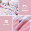 A Nice Night Lightweight Soft Cartoon Rainbow 6Pcs Twin Comforter