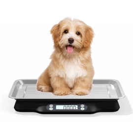 Helsevesen Little Animal Precision Scale(30kg/2g; 66lb/0.1oz), Digital Portion Control Scale, Compact Shipping Scale，Digital Postal Scale, Compact Bench Scale