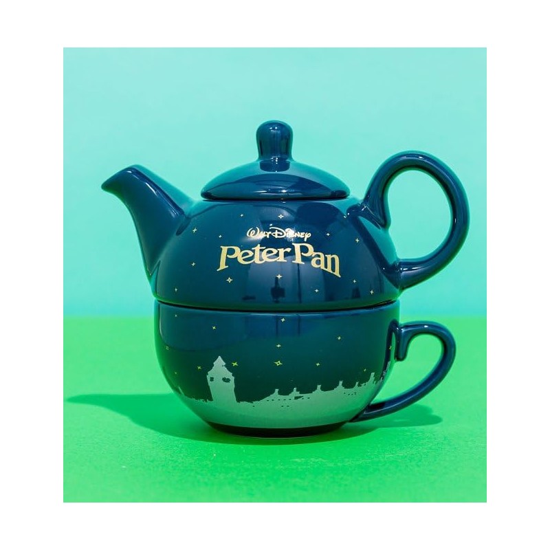 Half Moon Bay TFOR1DC07 Blue Ceramic Tea Set