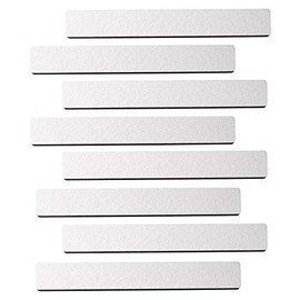 Afumazi 8Pcs Felt Board Tile Bulletin Board Bar Strip for Wall, Self-Adhesive Memo Pin Board with 24Pushpins, Corkboard Strip for Office Home Classroom(Cream)