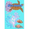 Sea Notes: Colorful Underwater Themed Blank Notebook