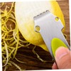 FUNOMOCYA Ergonomic Lemon Peel Grater Citrus Fruit Planer 5 Holes