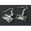 Miniblings Earrings Photo Photography Photographic Camera Photographer Camera Silver 2