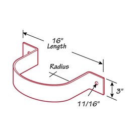 Tie Down Engineering Dock Hardware - Galvanized Steel Piling Hoop, Commercial Gr
