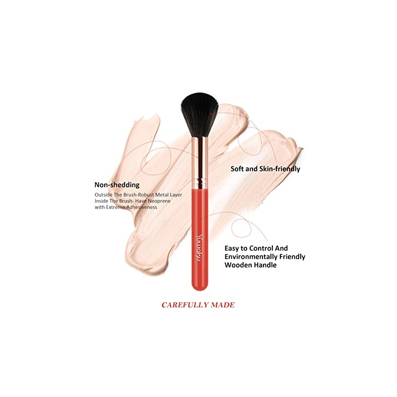 Juego de brochas de maquillaje profesional desde una matriz de