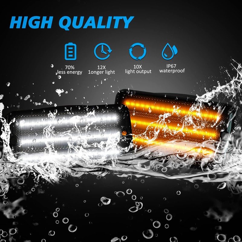 Bestview Jeep Wrangler TJ Led Sequential Front Turn Signal Lights
