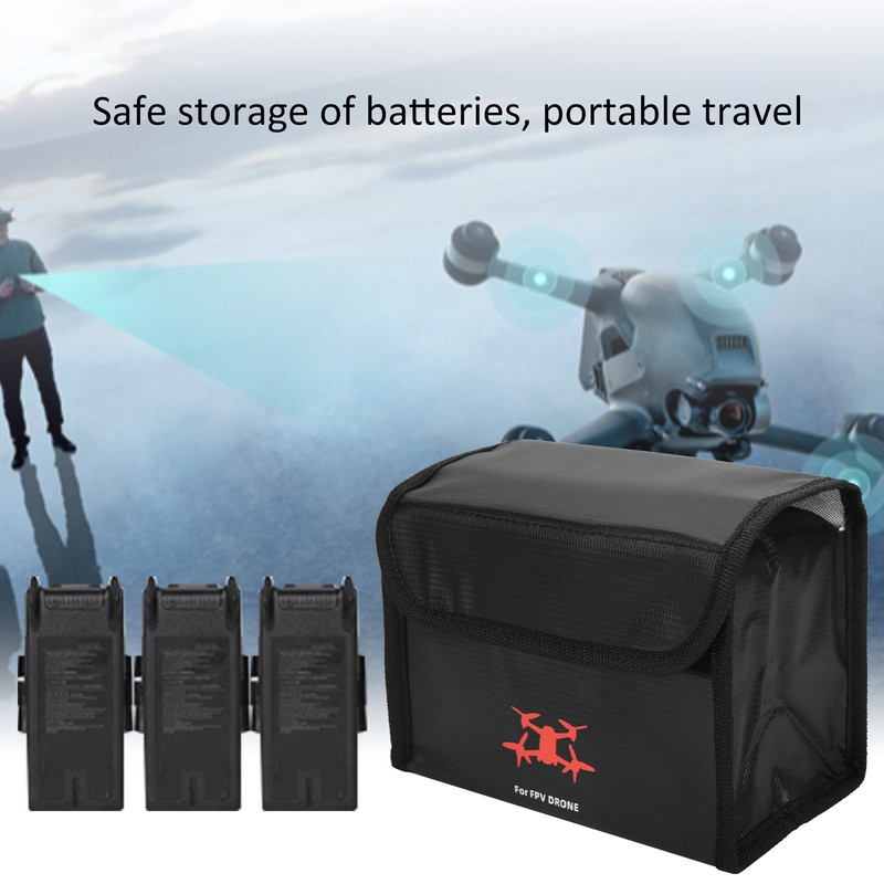 Battery Safe Bag ExplosionProof Fireproof Lipo Battery Protective Bag for
