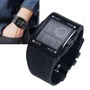 Digital Sport Watch Waterproof Stopwatch PU Leather Strap LED Luminous