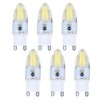6PCS G9 LED COB Light Bulb 500LM Ceiling Lamp Bulb