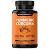 Turmeric Crcuma con Extracto de Raz de Crcuma Estandarizada al 95 y Pimienta Negra al 95 - Suplementos formulados con alta potencia y absorcin - Alta 